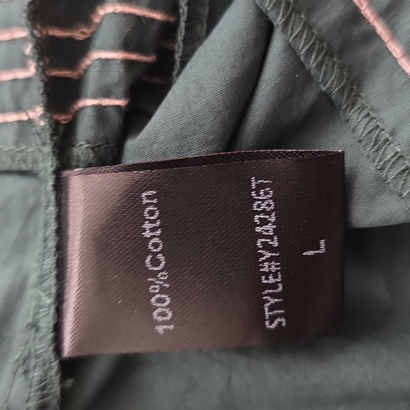 POMANDER PLACE Mini Oversized Evergreen Kinsley‎ Dress Size L - Picture 8 of 9